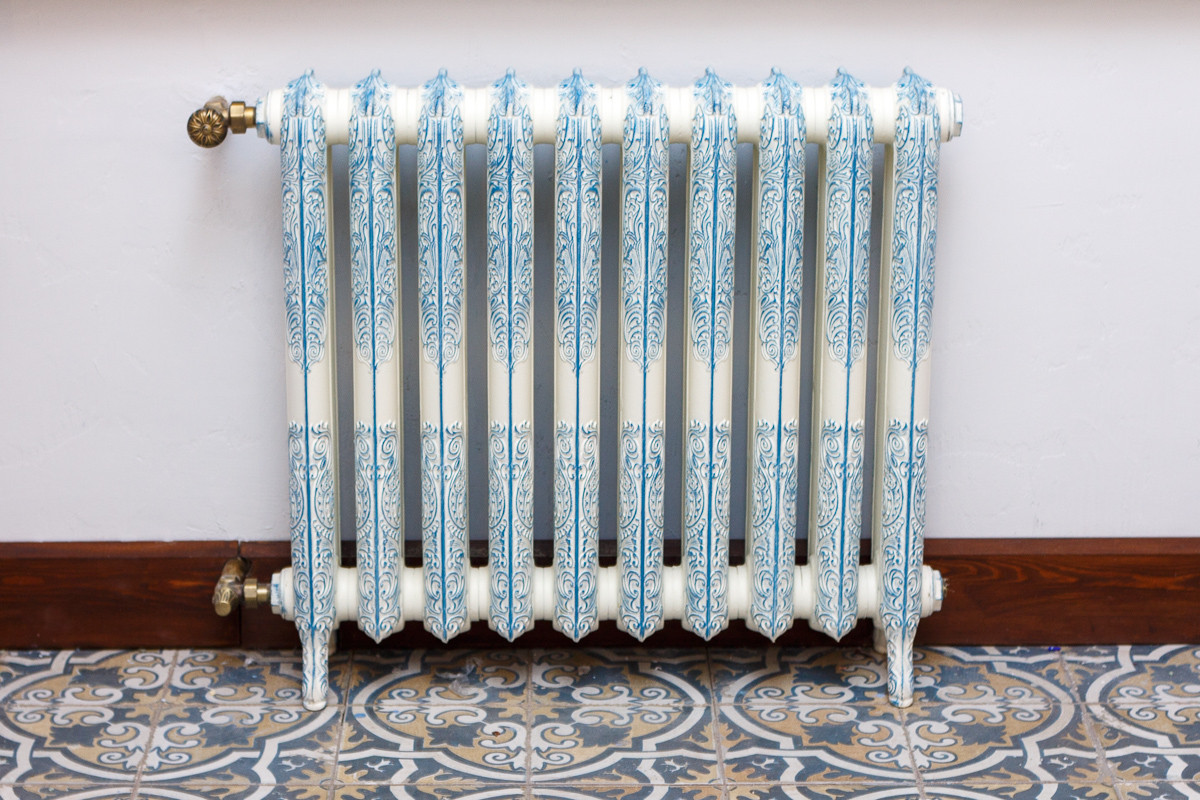 Радиаторы в стиле гжель
