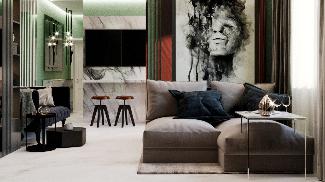 Обложка проекта: Невозможное возможно! Квартира 37 кв м в современном стиле