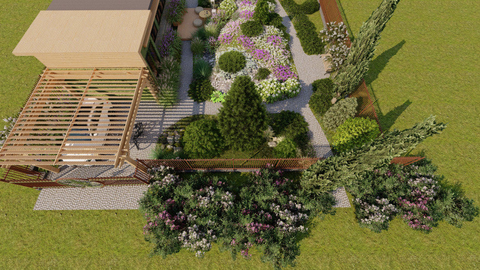 Каменистые устройства на участке 7 соток. "День/Ночь"