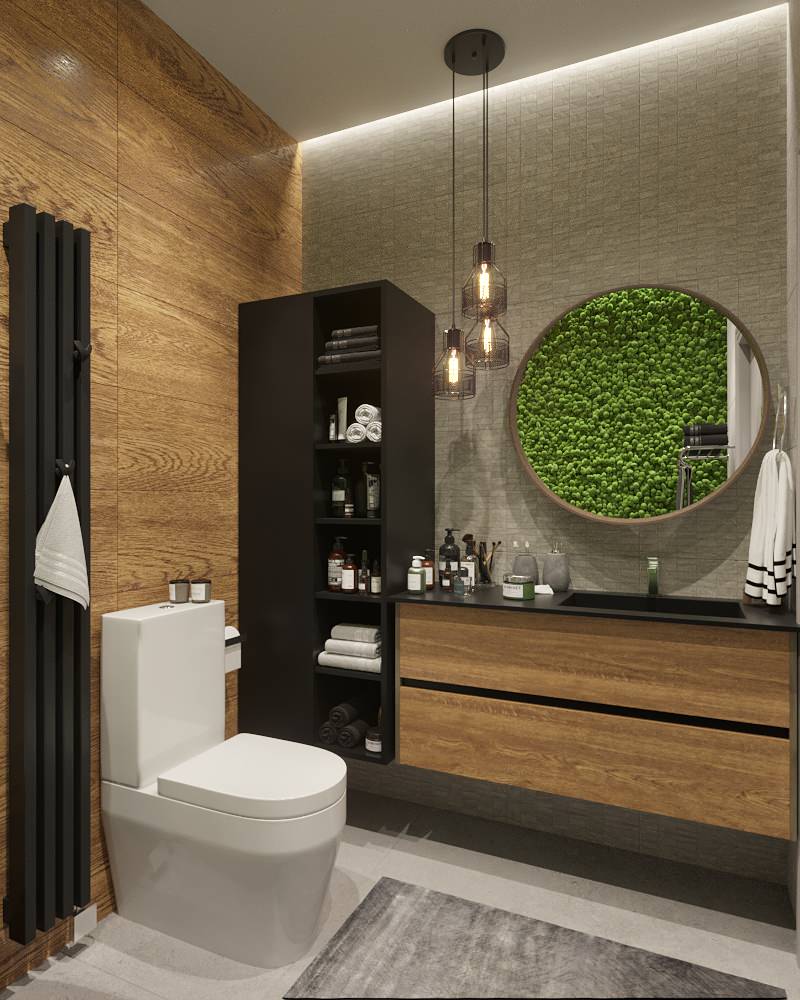 Санузел в эко-стиле