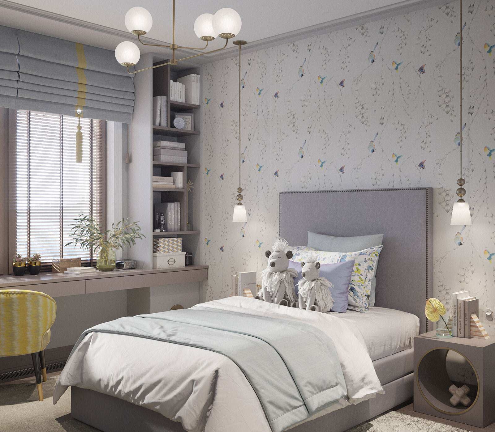 Дизайн трехкомнатной квартиры  в ЖК «Чемпион-парк»