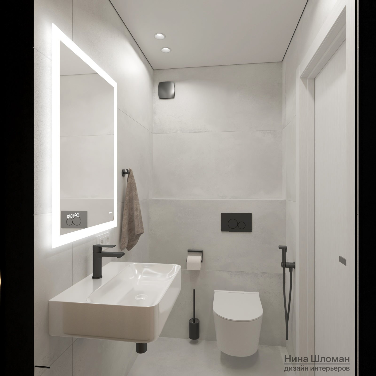 Светлый современный интерьер в старом фонде