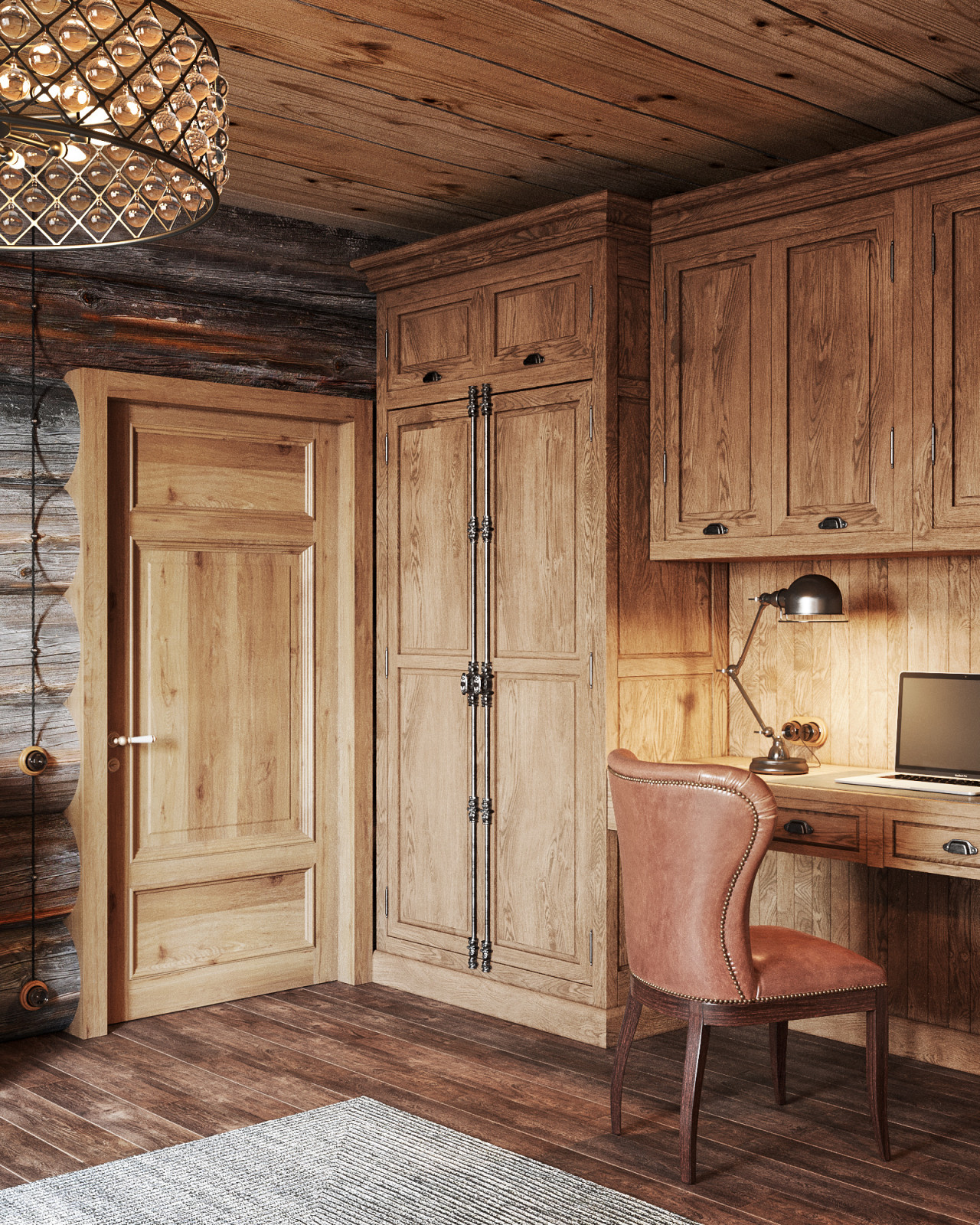 Дом из кело. Спальня студента