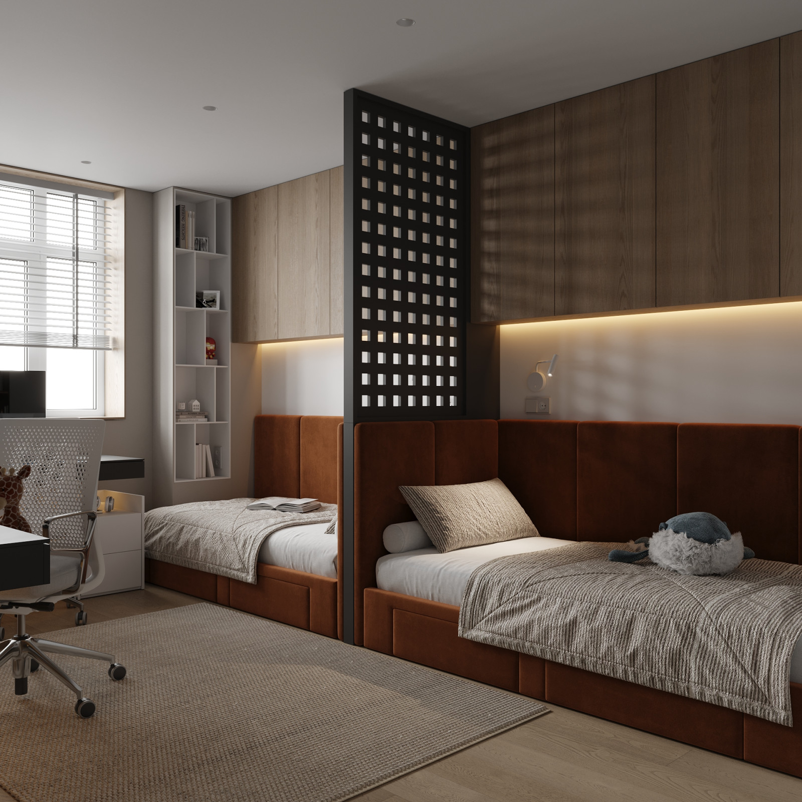 Сокол, 100кв.м. нежный интерьер в бежевых тонах