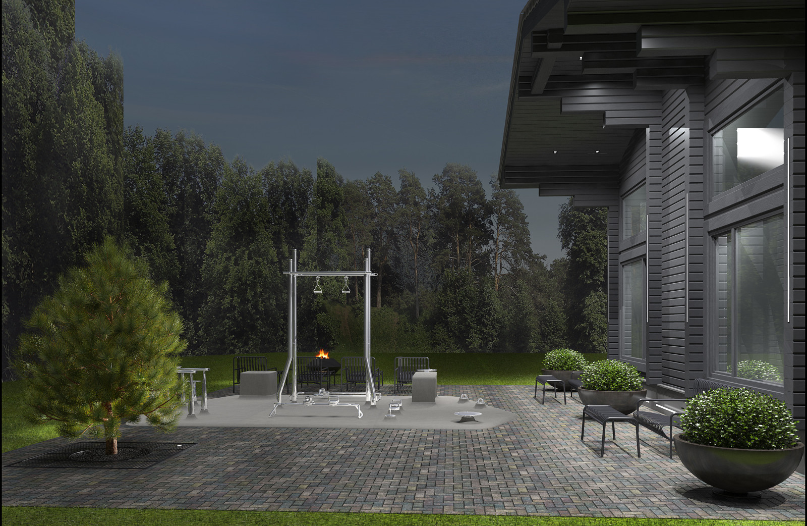 Деревянный гостевой дом