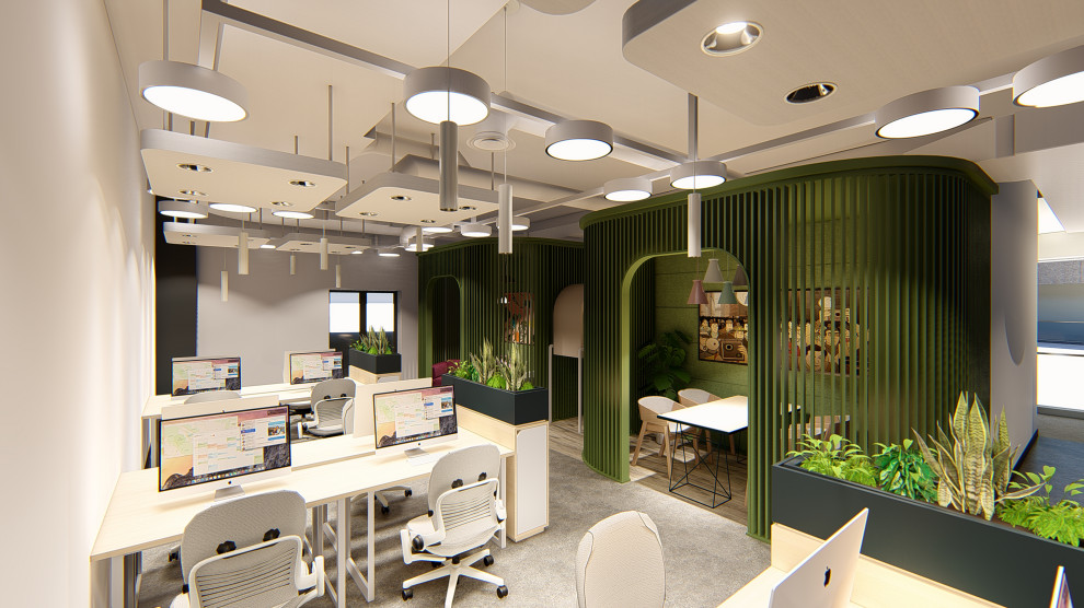 Концепция интерьеров офиса телекомпании НТВ