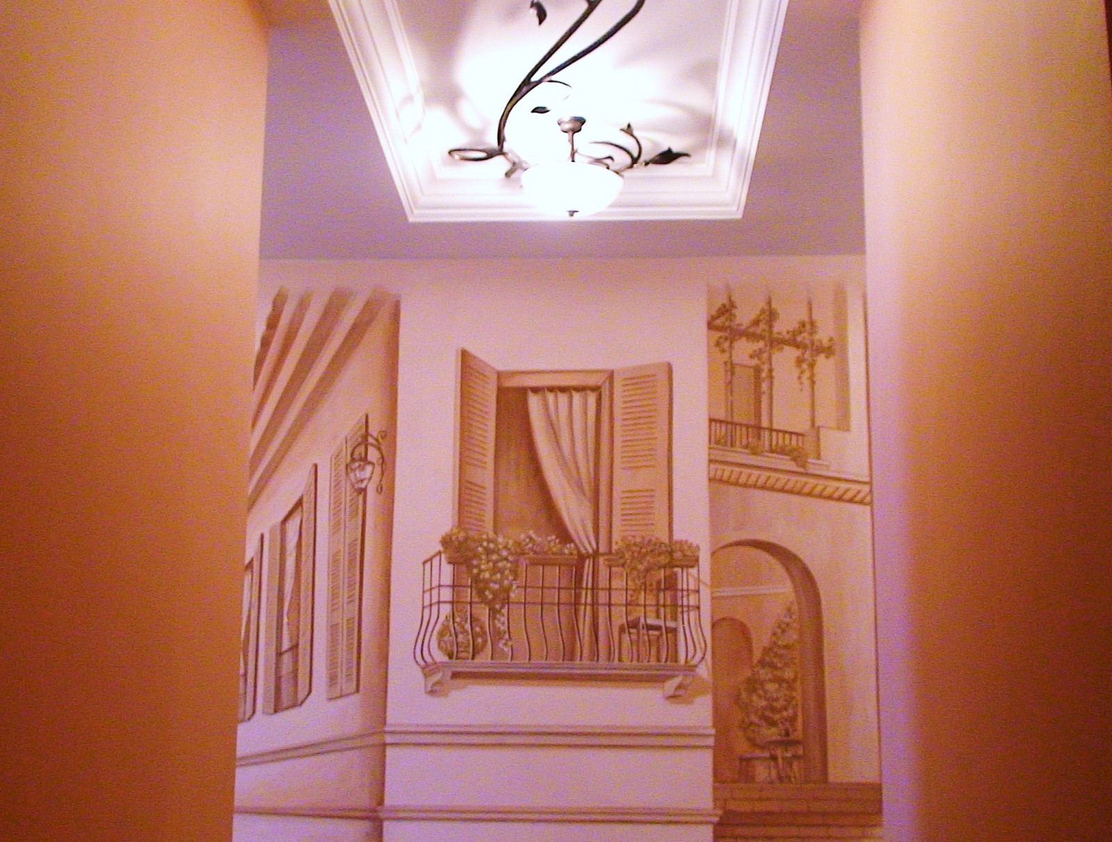 дворик/Прованс /биллиардная/ барная стойка/дуб. Роспись/альфрея/акрил