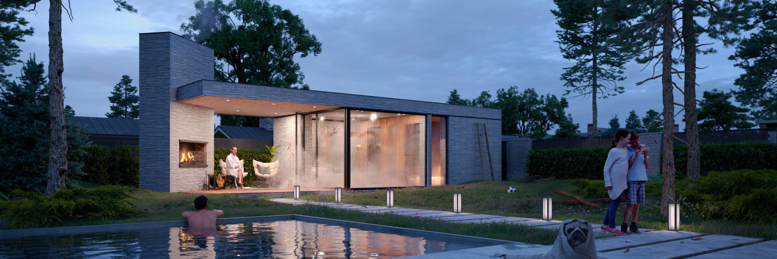 Обложка проекта: Баня Брама-хауса