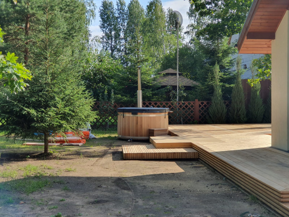 Проект наружных террас в Зеленогорске .