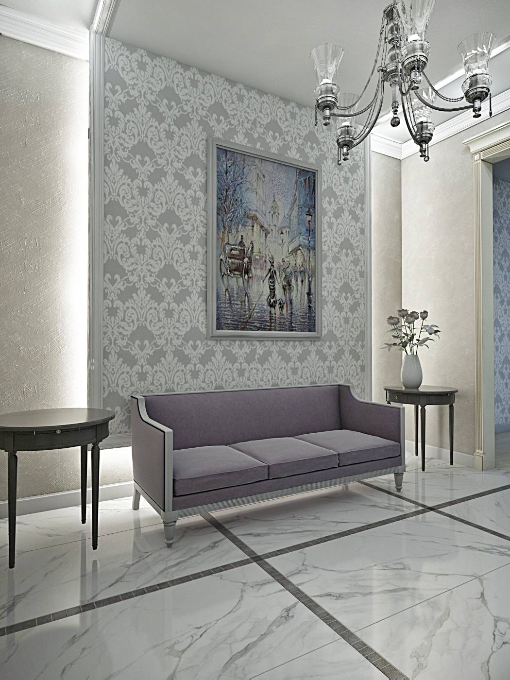 работа над проектом-холл