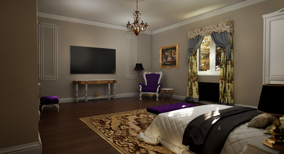 Обложка проекта: Проект спальни в стиле Барокко