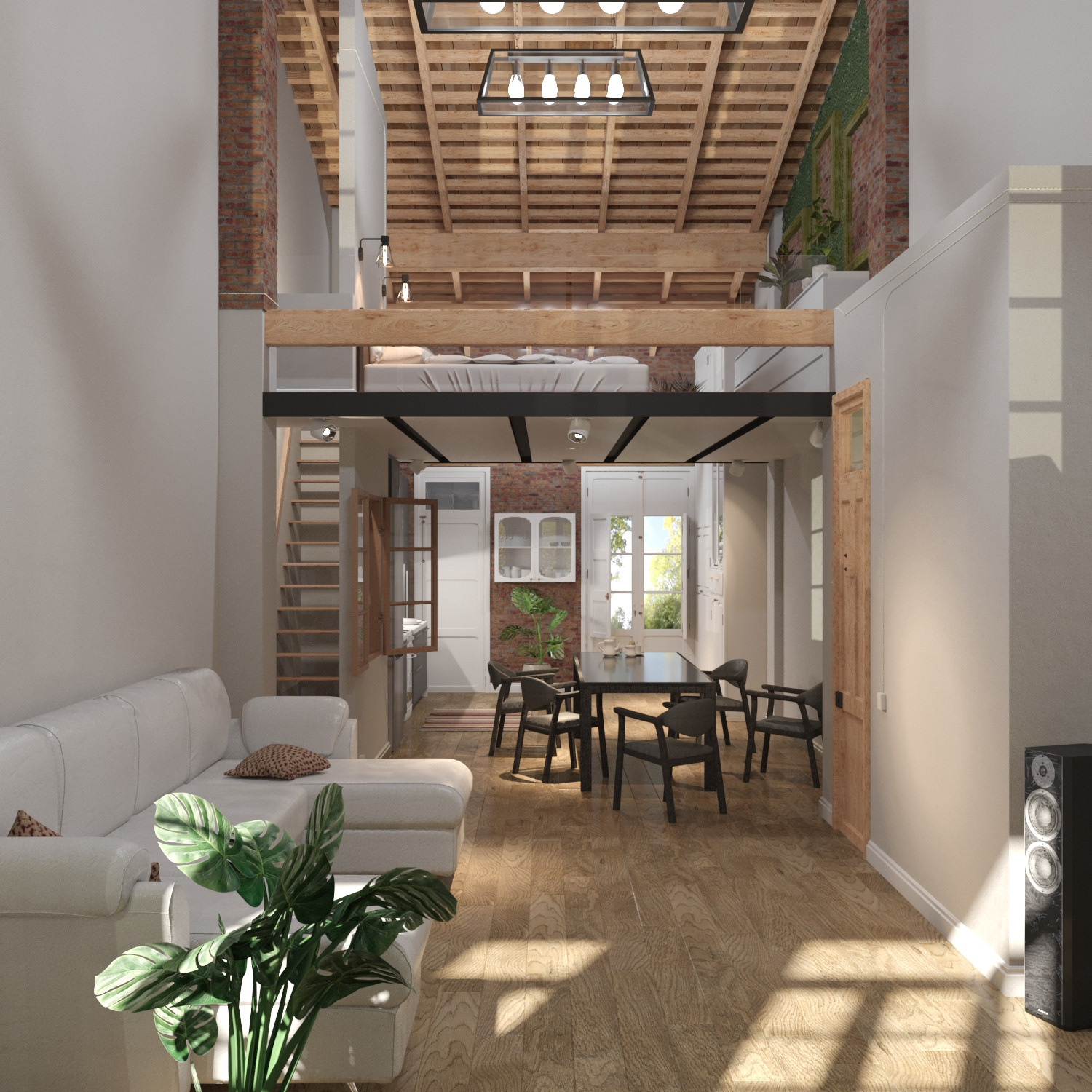 Вид из гостиной