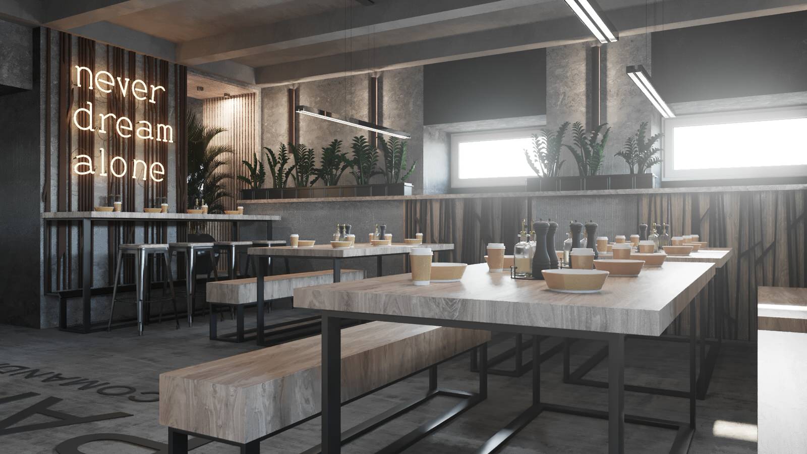 Restaurant_016_визуализация интерьера ресторана в г. Санкт-Петербург