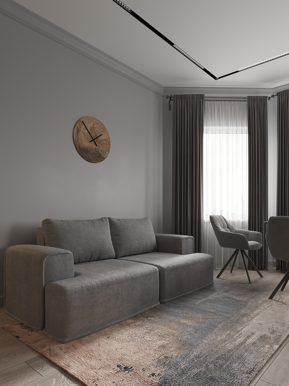 Кухня-гостиная в современном стиле