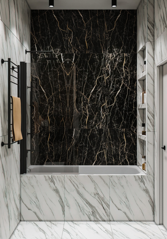 Стильный Дизайн Однокомнатной Квартиры в жк Западный порт в Москве