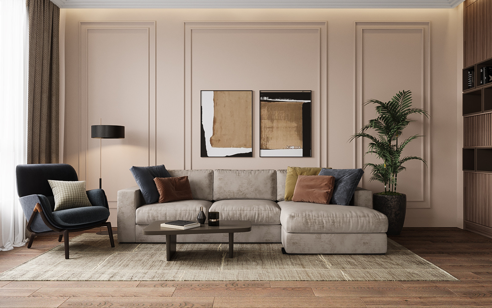 Marble. Квартира в ЖК Новый город, 100 кв.м