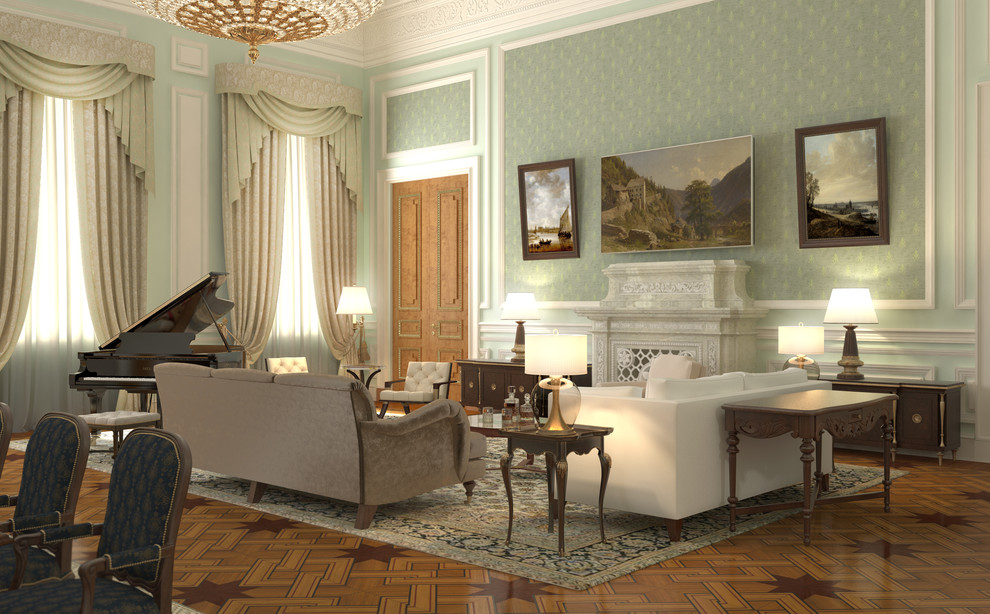 Interior design of Presidential Suite of the Bariatinsky Palace (Modern Vision o