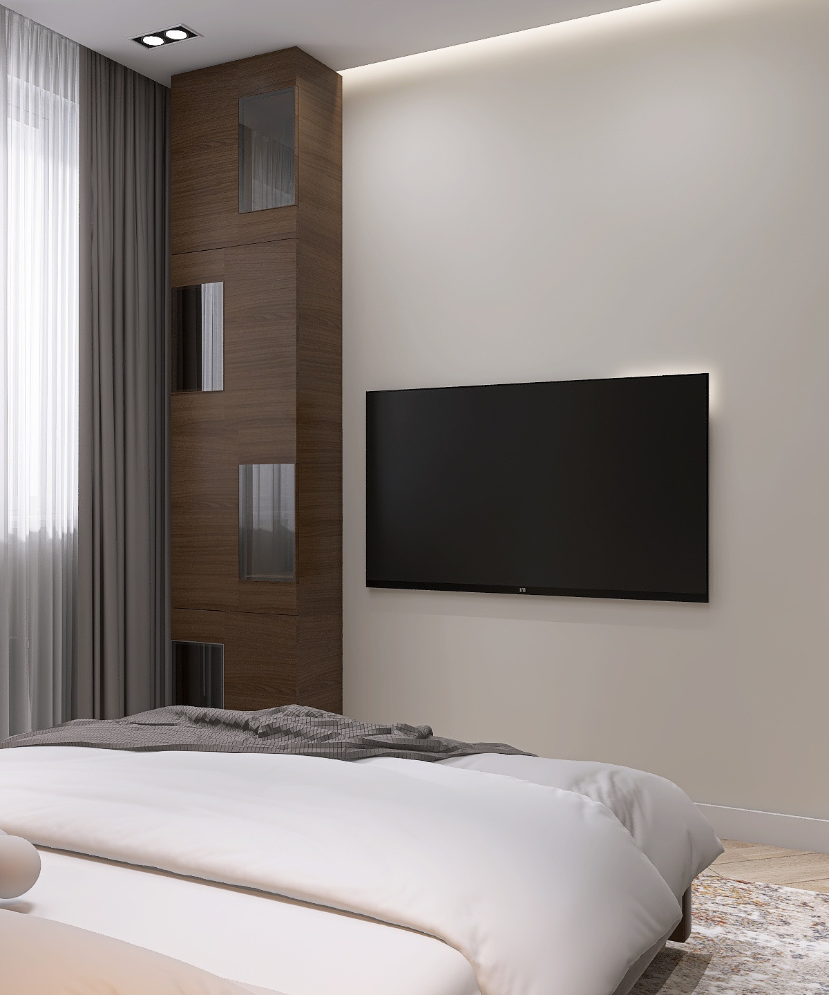 КУХНЯ-ГОСТИНАЯ + СПАЛЬНЯ И КОМНАТА ДЛЯ СЫНА 54 КВ.М.