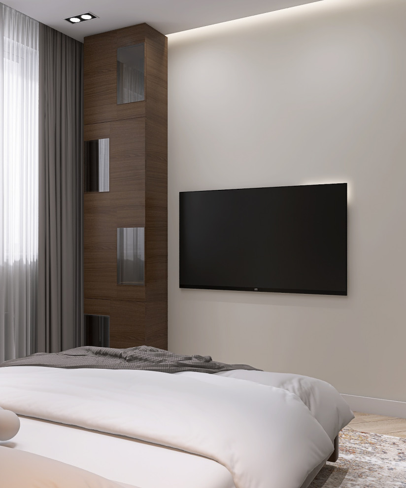 КУХНЯ-ГОСТИНАЯ + СПАЛЬНЯ И КОМНАТА ДЛЯ СЫНА 54 КВ.М.