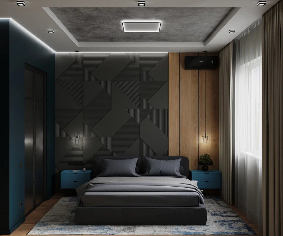 Обложка проекта: КП Дубки-парк, 100кв «Современный стиль, с элементами лофта» Анна и Иван