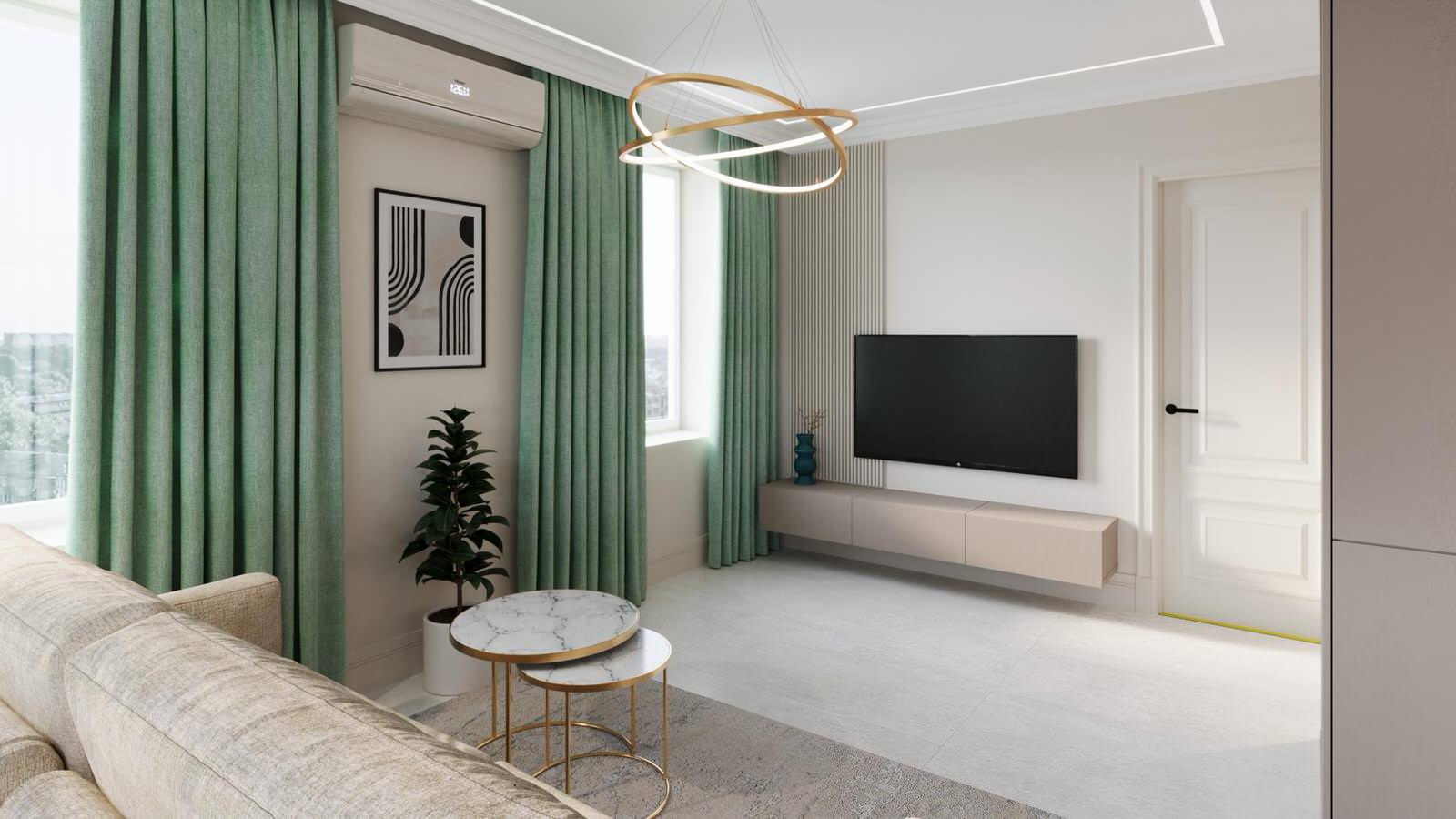 Дизайн проект Квартира в ЖК Суворовский г. Тула 67 м²