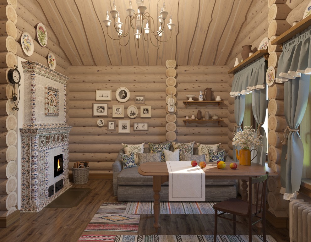 Баня из рубленного бревна