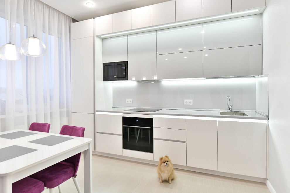 Глянцевая кухня модерн