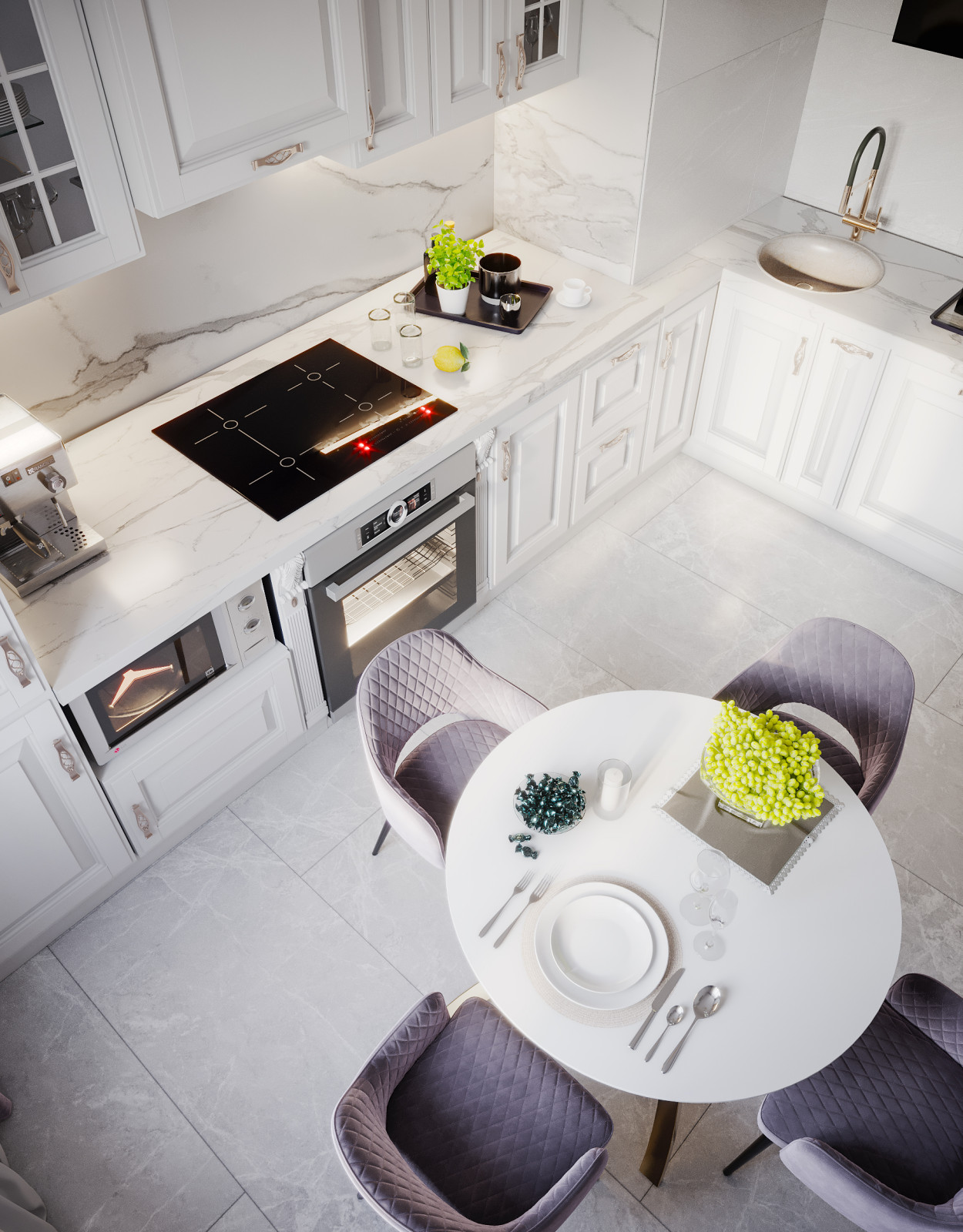 Квартира в классическом стиле для семьи с детками