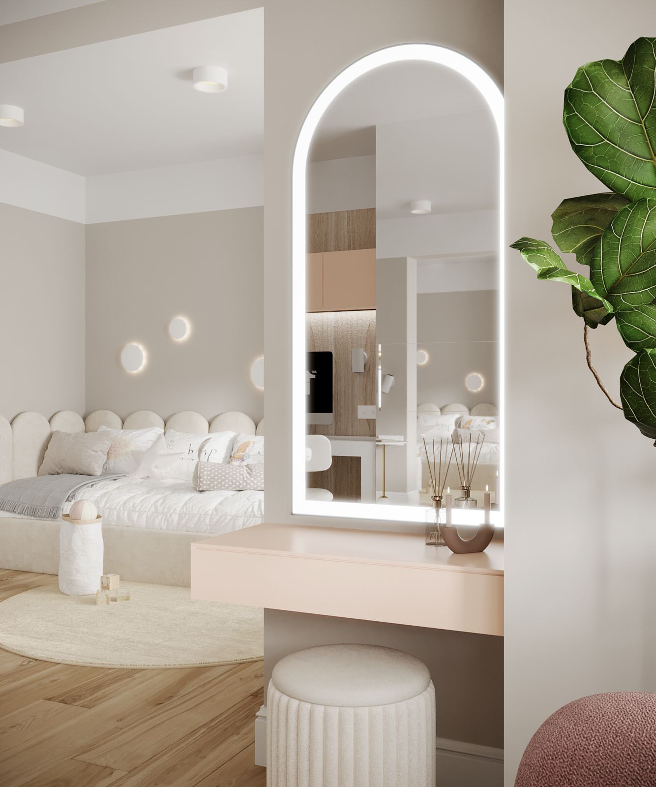 Детская комната для двух девочек на Камчатке {22кв.м.}