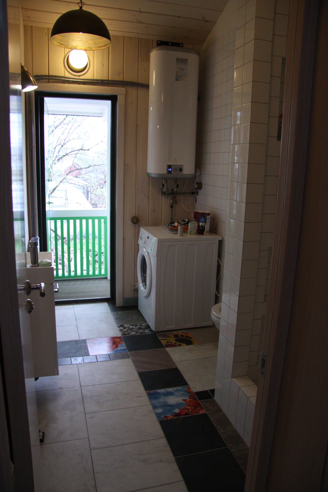 Дом с верандой каркасный 86м2