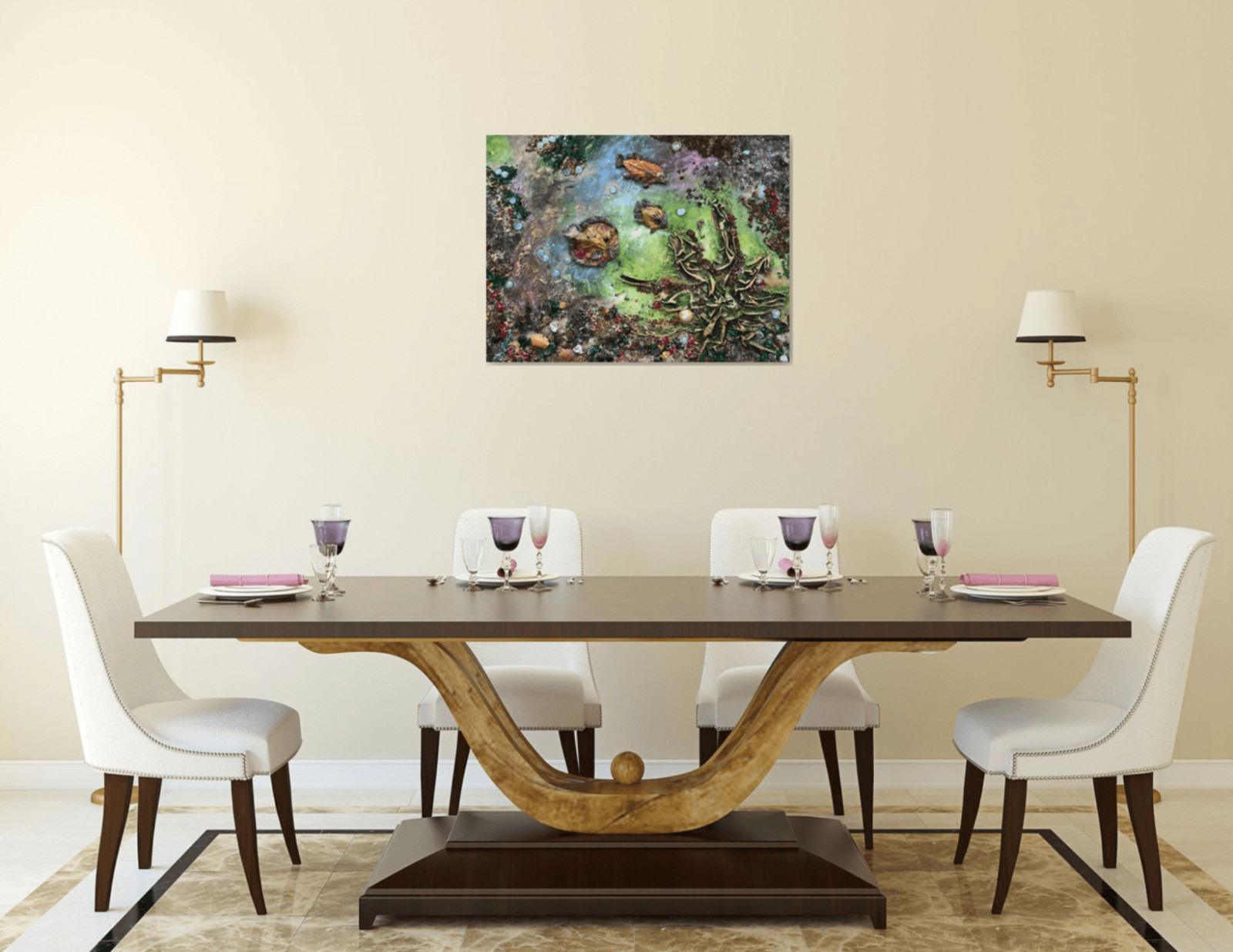 Работы художницы Дианы Маливани - Столовая - Дизайн интерьера (1)