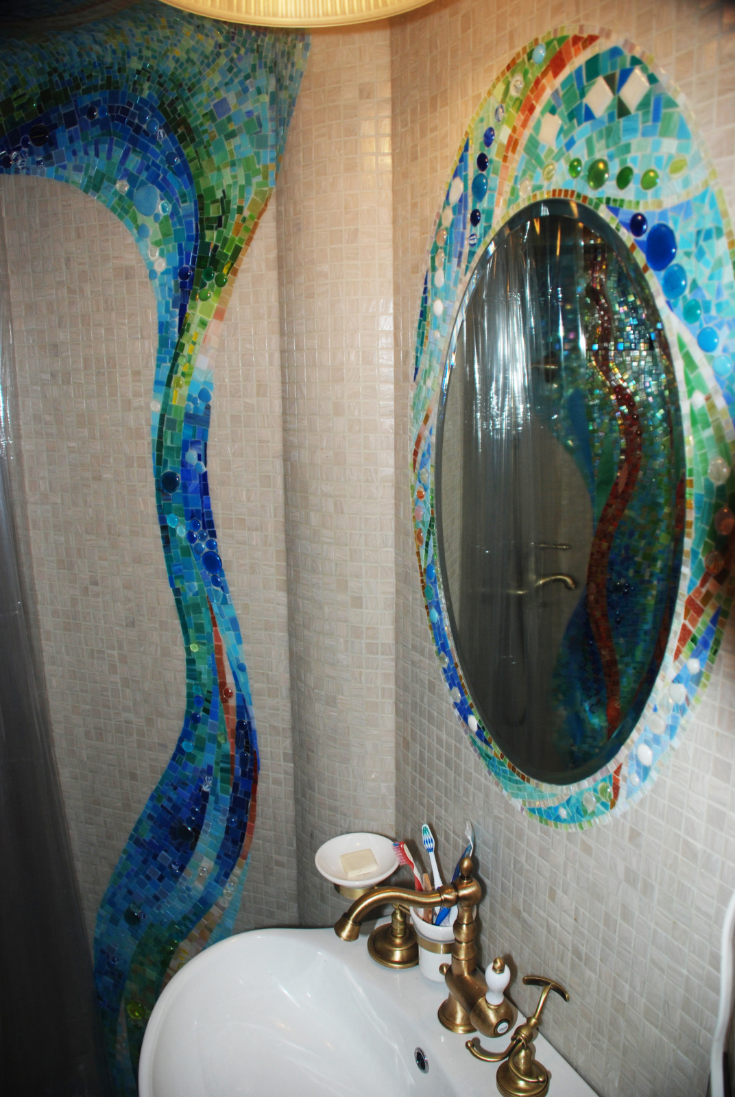 Обложка проекта: Colorful abstract art mosaic