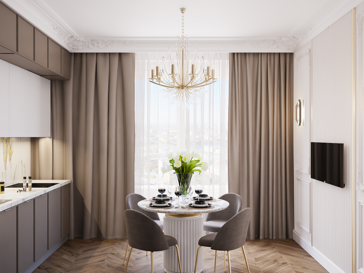 Проект квартиры в жк Дыхание