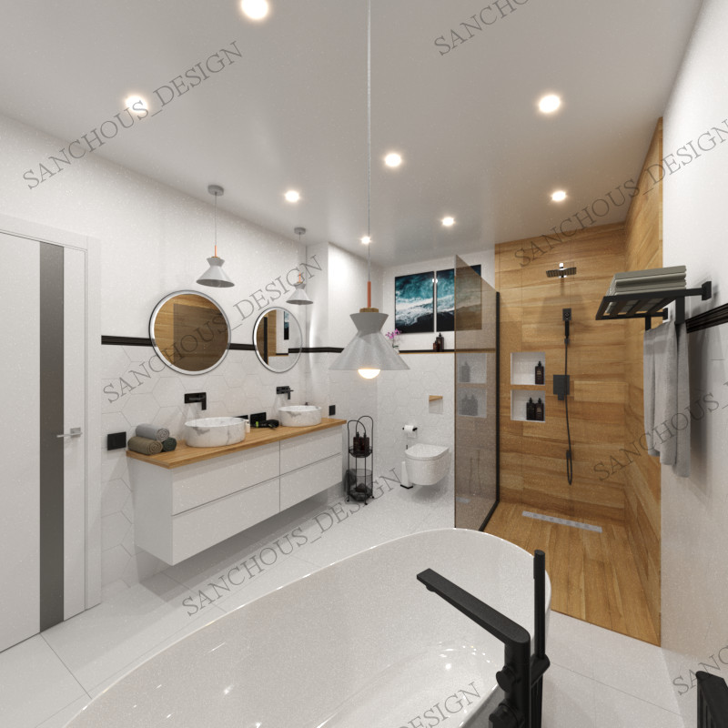 Обложка проекта: Дизайн совмещённого санузла