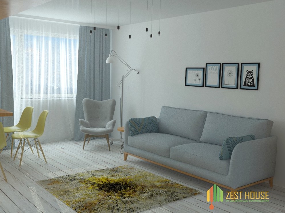 Проект "хрущевки" в скандинавском стиле