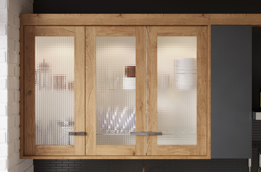 Мебель для кухни Атлас-люкс в стиле лофт.