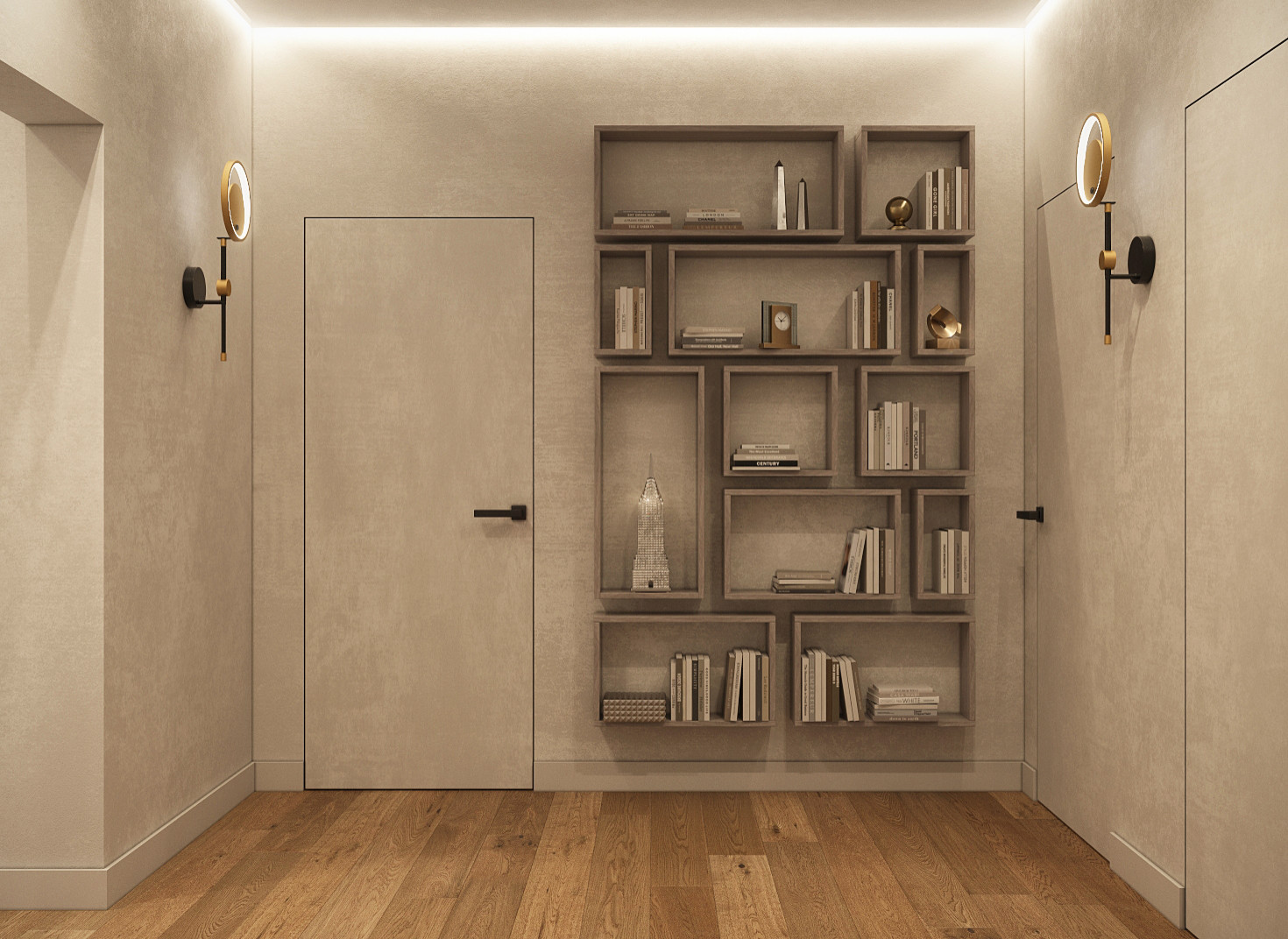 Элегантная современная трехкомнатная квартира