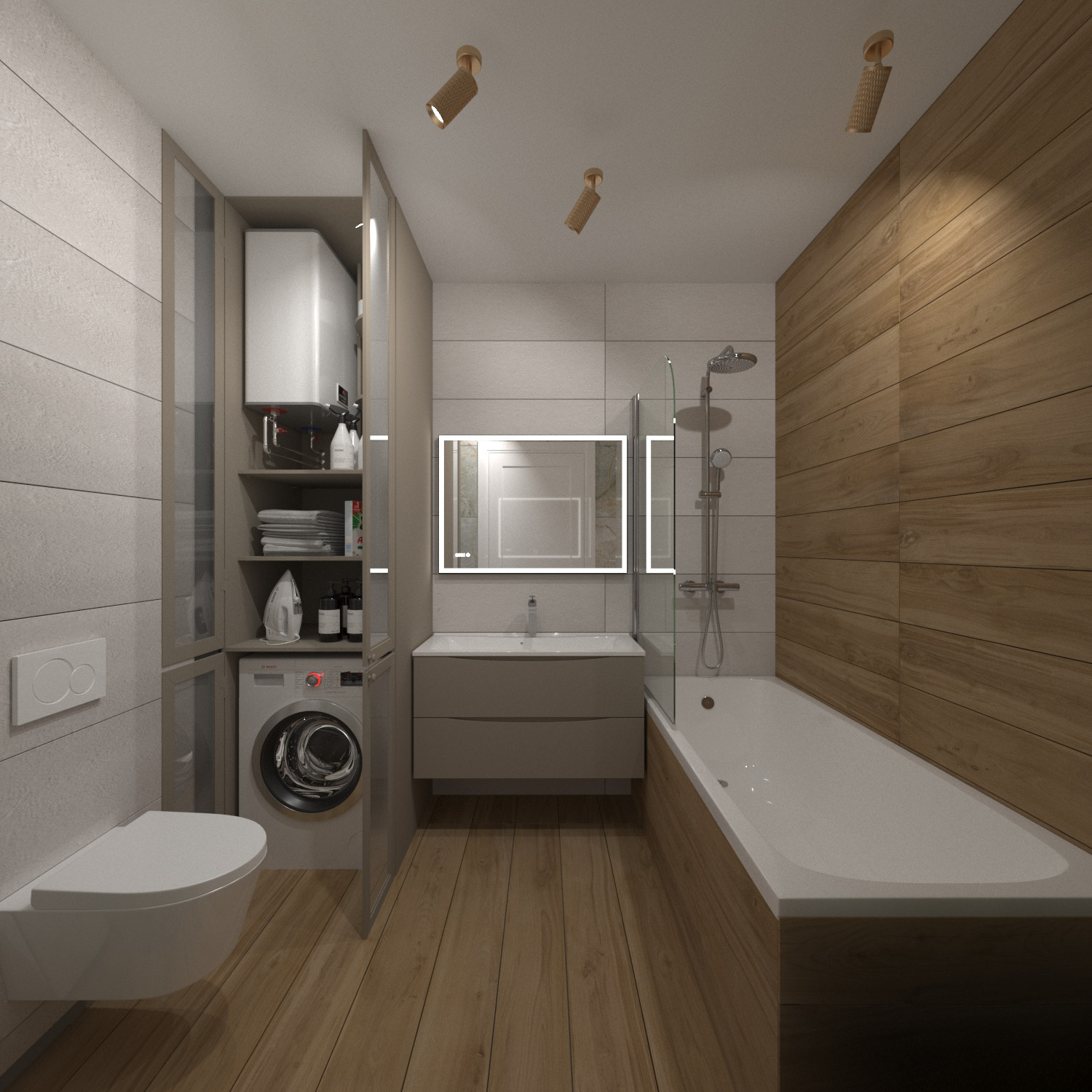 Ванные комнаты.