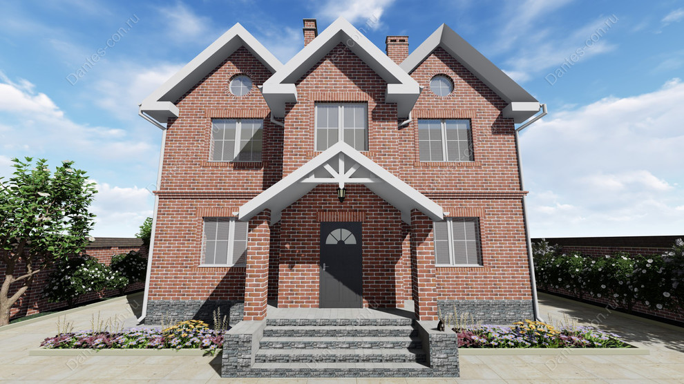 Обложка проекта: Архитектурный проект дома 12х12