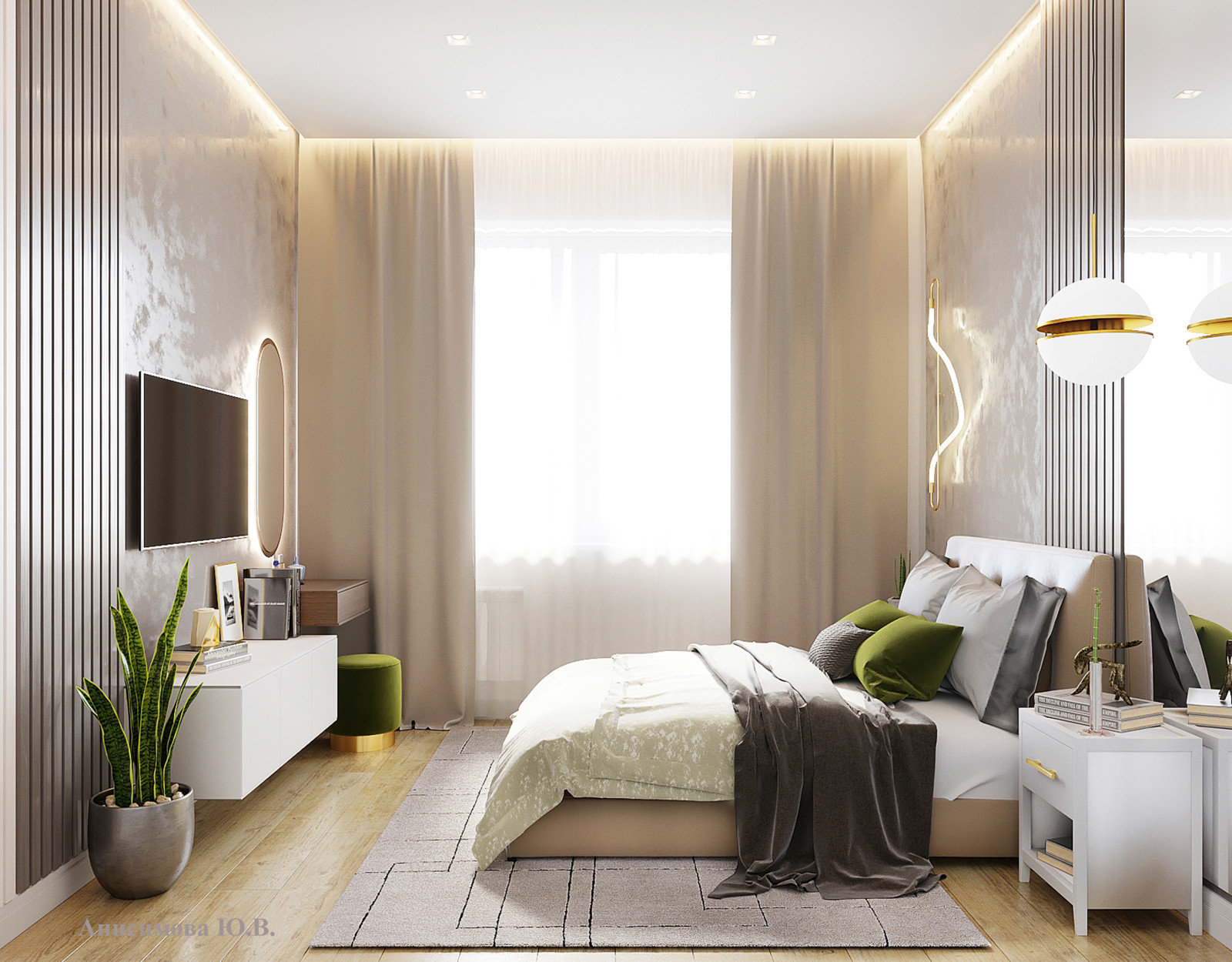 Спальня, г. Москва, 2020 г.