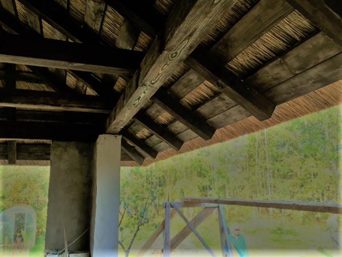 УЮТНАЯ БАРБЕКЮШНИЦА. КАМЫШОВАЯ КРЫША. ГОРКИ-8