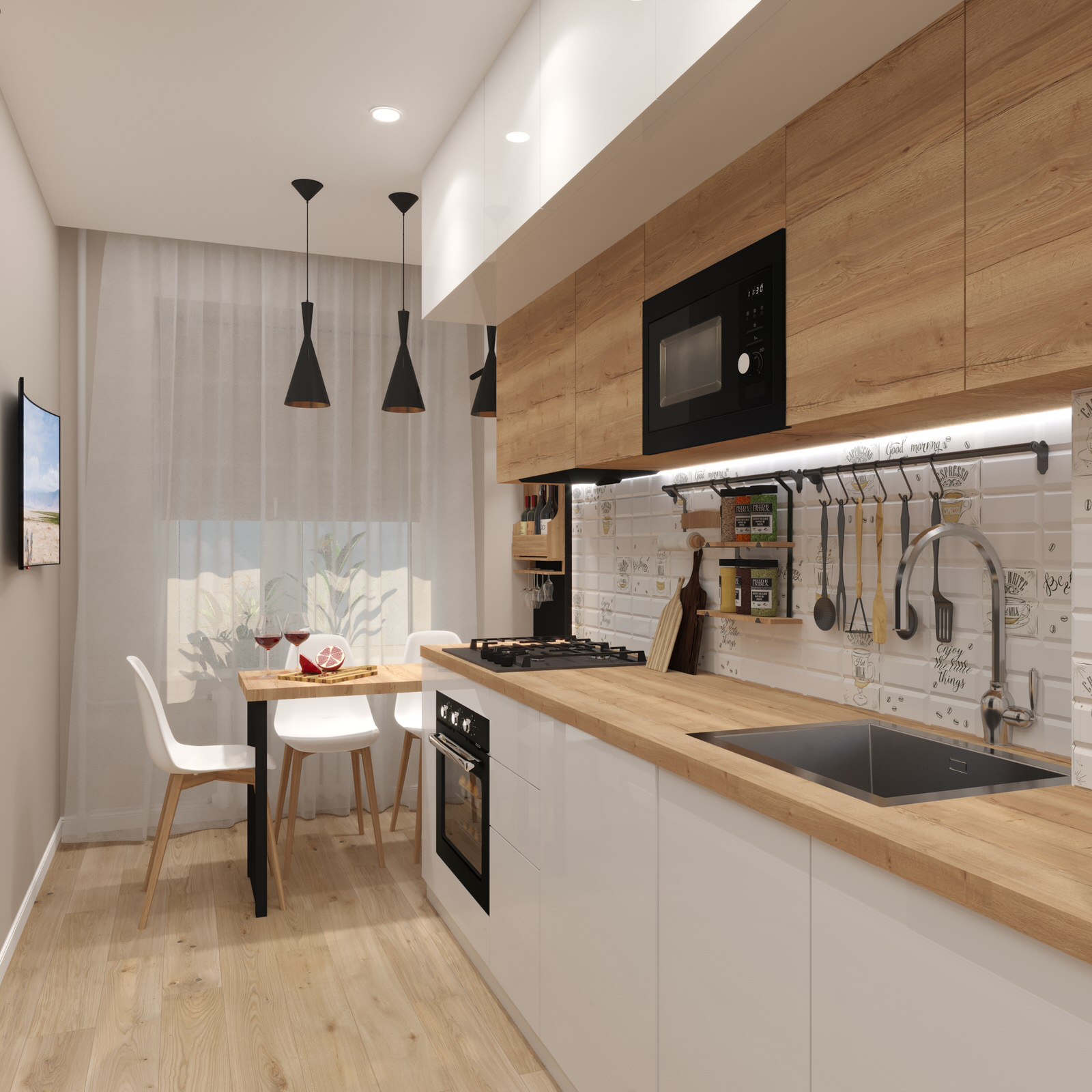 Дизайн проект двухкомнатной квартиры 67,3 кв.м.(старый фонд)