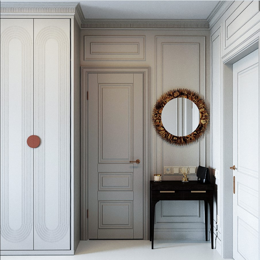 3d визуализация 2х комнатной квартиры