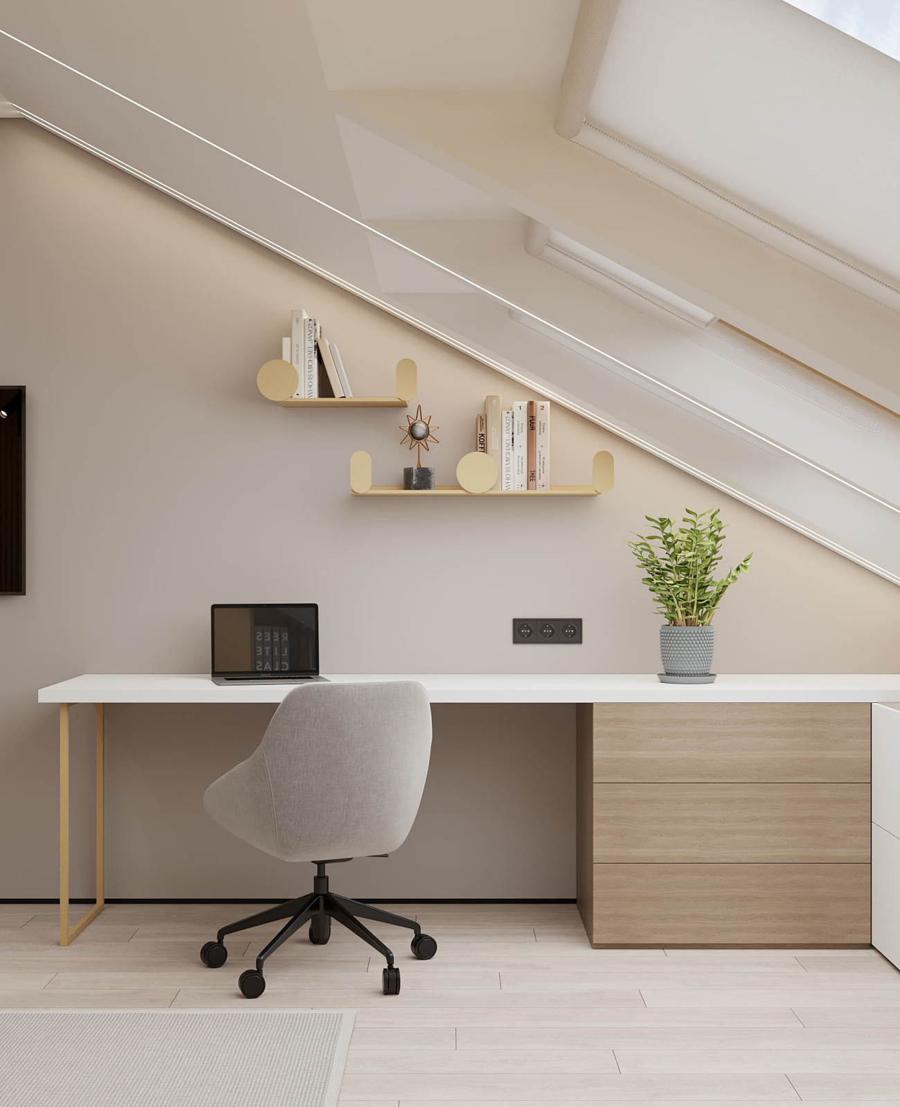 Дизайн-проект пентхауса для молодой пары