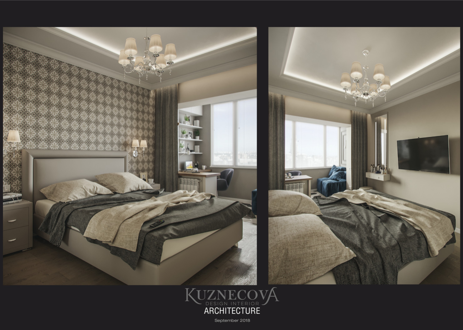 Дизайн проект квартиры 84 кв.м.