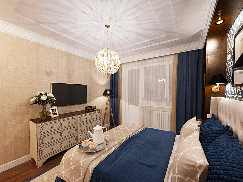 Современная классика в обычной квартире