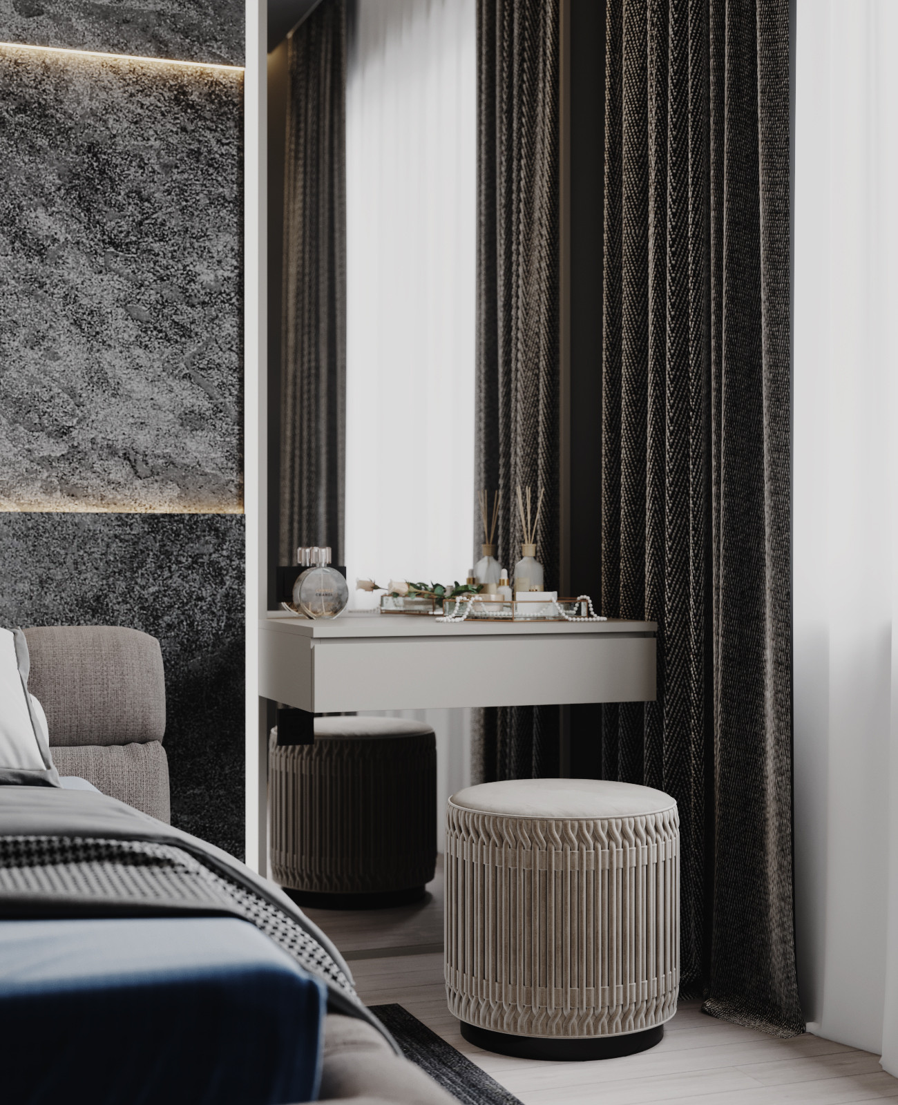 GRAY. Квартира в ЖК Дом на набережной, 64 кв.м