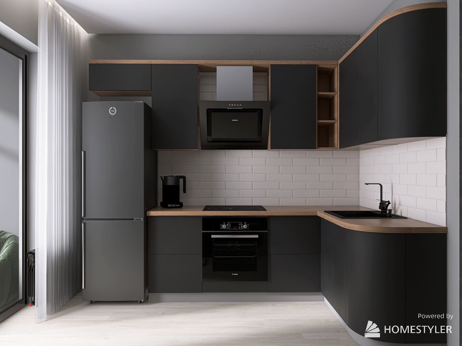 Двухкомнатная квартира , 63 м2