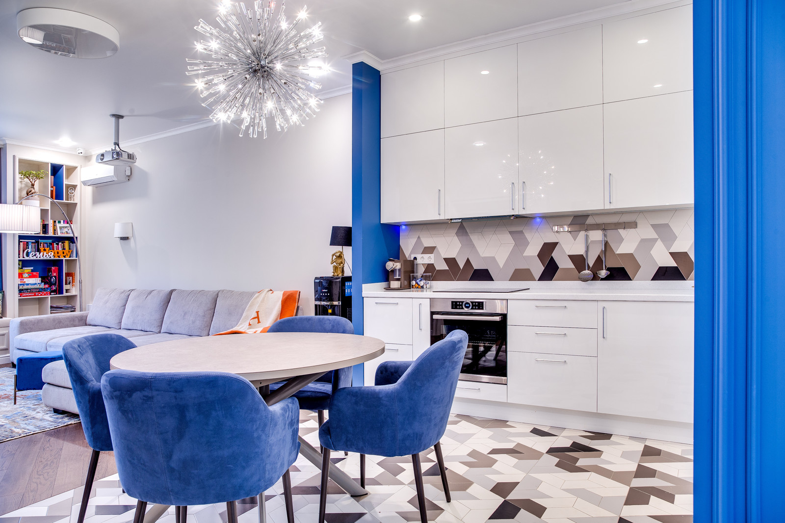 Квартира 130м2 в стиле Нео классика