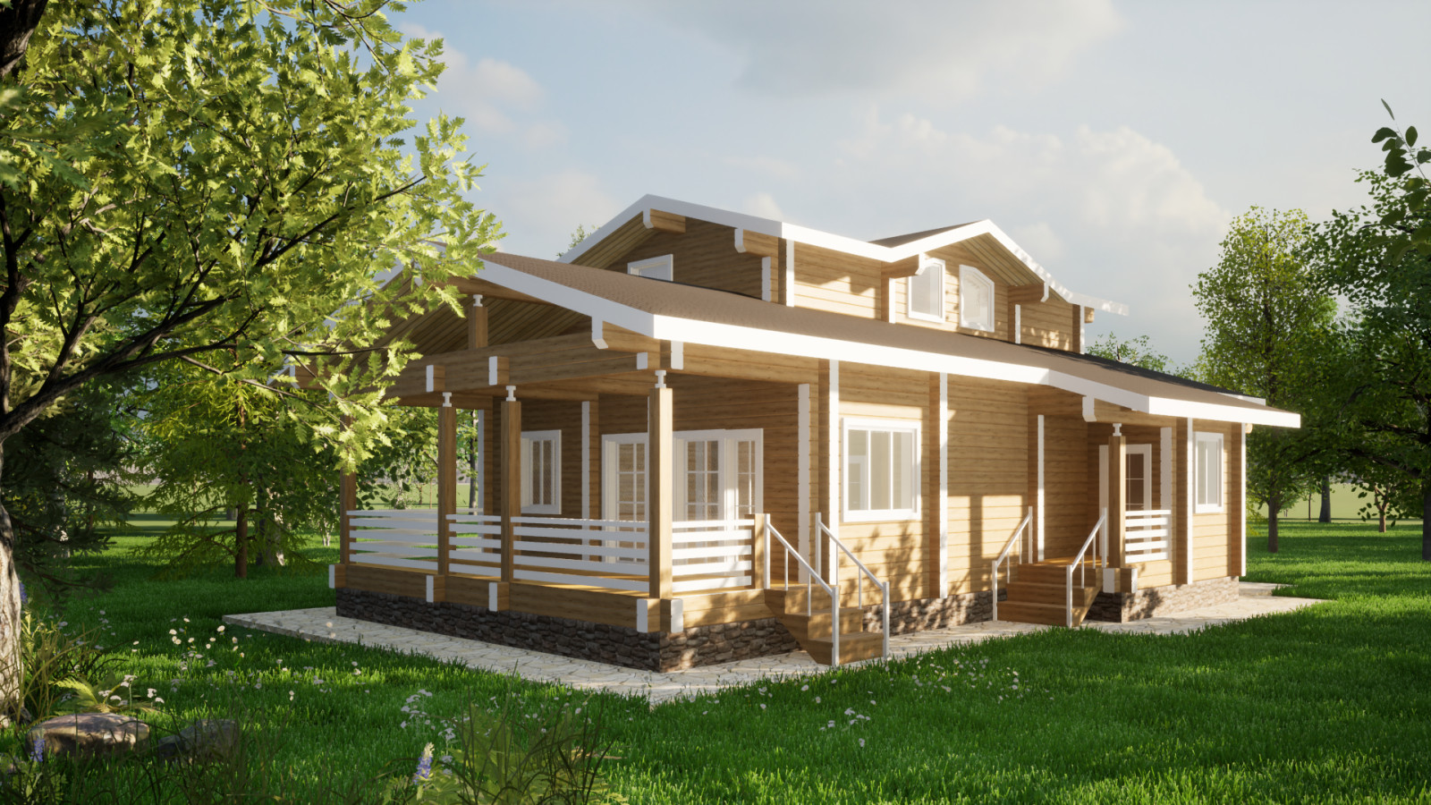 Проект 120 индивидуальный жилой дом